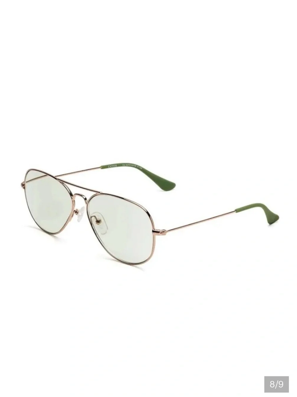 CADDIS EYE 🤓 GLASSES 0.0 rose gold progressive Aviator Mabuhay